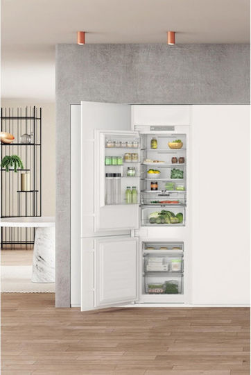 Whirlpool Built-in Fridge-Freezer 250lt Total NoFrost H177xW54xD54.5cm White WHC18 T322