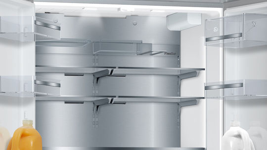 Bosch Side-by-Side Kühlschrank 573Es Total NoFrost H183xB90.5xT70.6cm. Inox KFF96PIEP