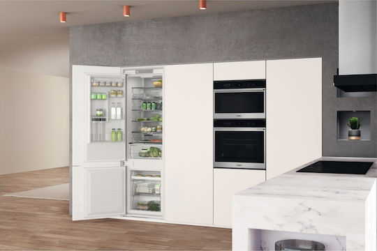 Whirlpool Εντοιχιζόμενος Ψυγειοκαταψύκτης 280lt Total NoFrost Υ193.5xΠ54xΒ54.5εκ. Λευκός WHC20 T352