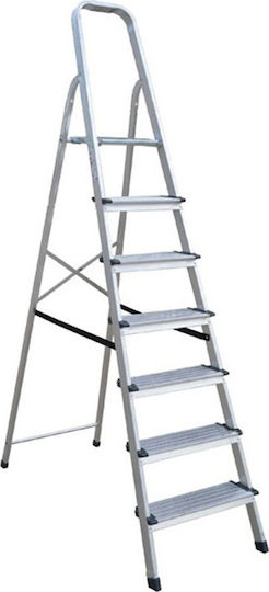 Profal Scară Aluminiu cu 7+1 Trepte