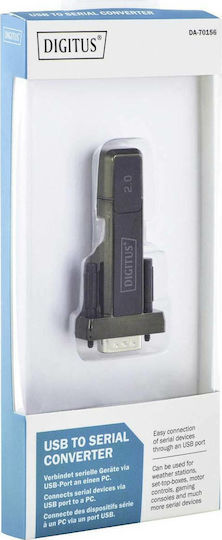 Digitus DA-70156 Convertor USB-A masculin în Serial masculin 1buc