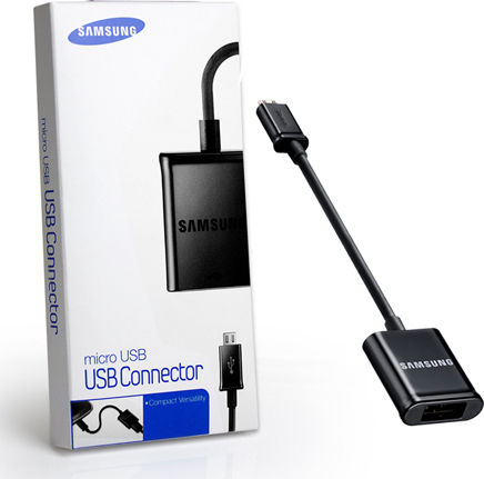 Samsung Konverter Micro-USB männlich zu USB-A weiblich 1Stück ET-R205UBEGSTD