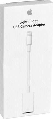 Apple MD821 Μετατροπέας Lightning male σε USB-A female Λευκό 1τμχ
