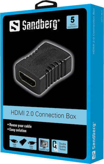 Sandberg 508-74 Konverter HDMI weiblich zu HDMI weiblich 1Stück