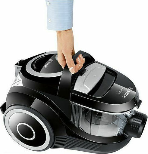 Bosch 1001022603 Ηλεκτρική Σκούπα 550W με Κάδο 1.4lt Μαύρη