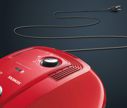 Siemens Iq300 Vacuum Cleaner 600W Bagged 3.5lt Red