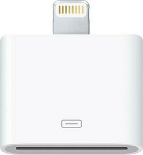 Convertoare Lightning Masculin În Apple 30-pini Feminin Alb 1 Bucată