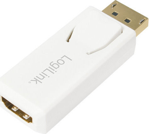 LogiLink CV0057 Converter DisplayPort male to HDMI female White 1pcs