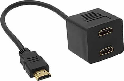 Μετατροπέας HDMI male σε HDMI 2x female 1τμχ 100038