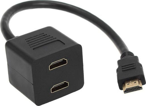 Μετατροπέας HDMI male σε HDMI 2x female 1τμχ 100038