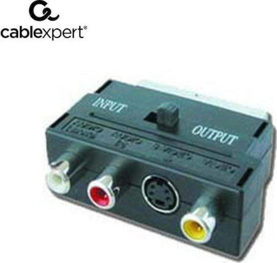 Cablexpert Converter Scart male to RCA female 1pcs CCV-4415