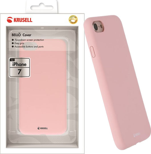 Krusell Bello Back Cover Σιλικόνης Ροζ (iPhone SE 2022/2020)