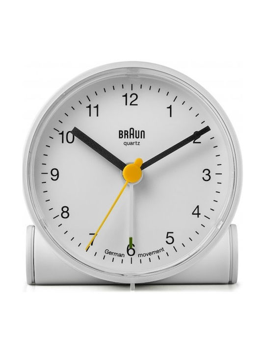 Braun Επιτραπέζιο Ρολόι με Ξυπνητήρι BNC001WH