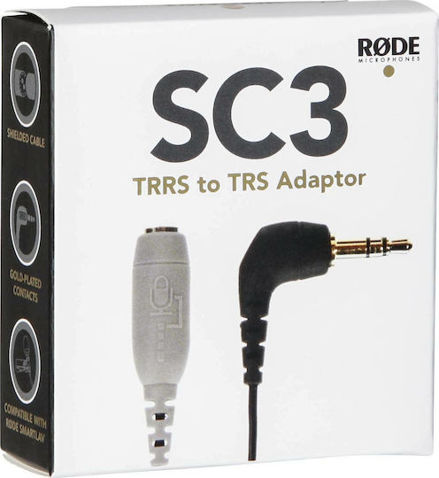 Rode SC3 Μετατροπέας 3.5mm male σε 3.5mm male 1τμχ