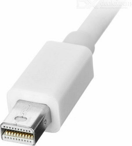 Μετατροπέας mini DisplayPort male σε VGA female Λευκό 1τμχ 18155