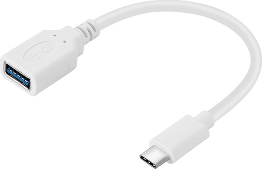 Sandberg USB-C to USB 3.0 Converter Converter USB-C male to USB-A female White 1pcs