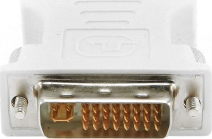 Cablexpert Μετατροπέας DVI-A male σε VGA female Λευκό 1τμχ A-DVI-VGA