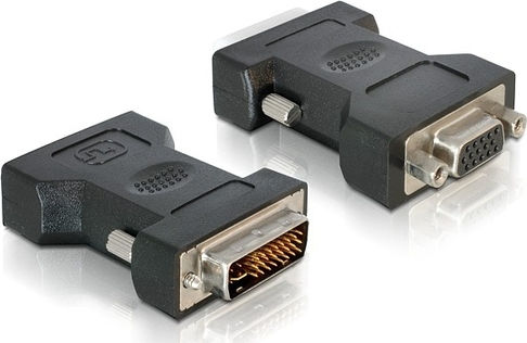 DeLock Convertor DVI-I masculin în VGA feminin 1buc 65016