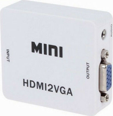 Artsound Μετατροπέας HDMI female σε 3.5mm / VGA female Λευκό 1τμχ