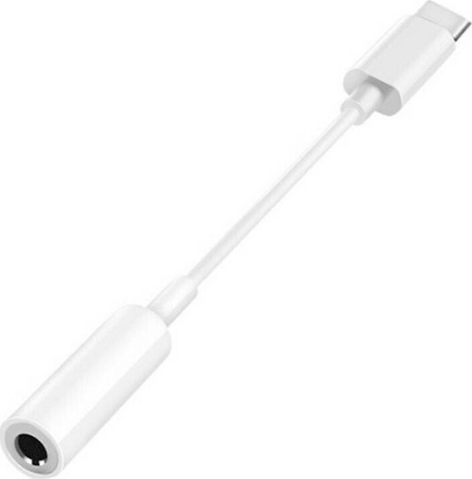 Muzik Converter USB-C male to 3.5mm female White 1pcs 01001TPC00WH
