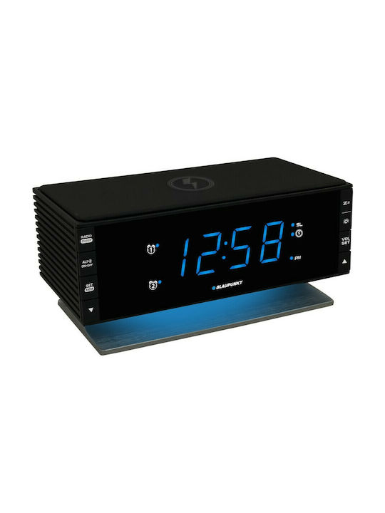 Blaupunkt Clockradio Επιτραπέζιο Ψηφιακό Ρολόι με Ξυπνητήρι, Ραδιόφωνο και Ασύρματη Φόρτιση CR55CHARGE