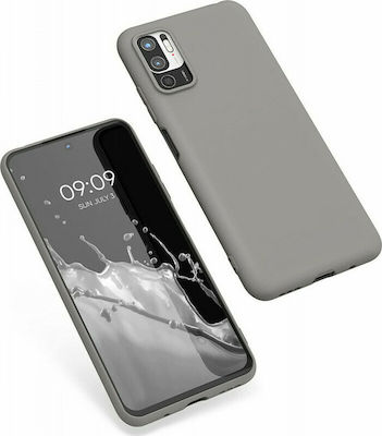 KWmobile Titanium Задна корица Силикон Titanium Grey (Redmi Note 10 5G / Poco M3 Pro) 54947.155