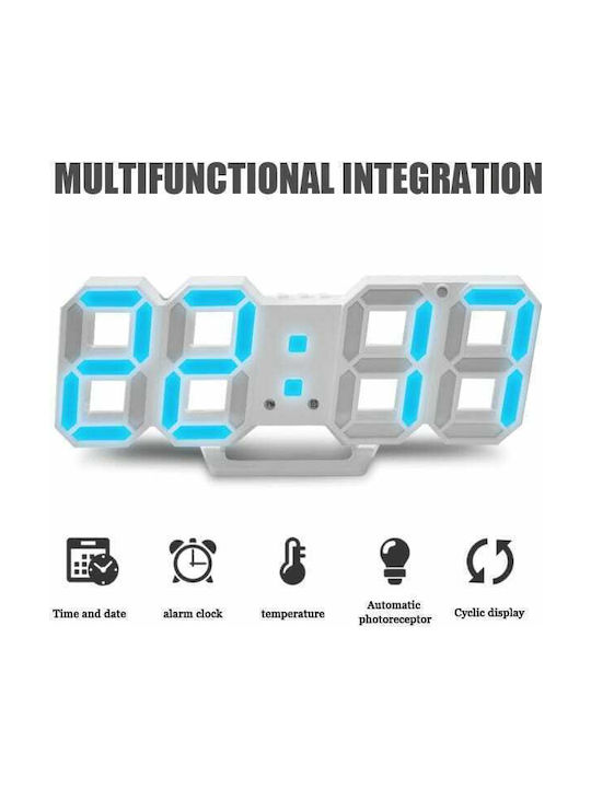 Factory Tabletop Digital Clock with Alarm CTK-LEDCKL-DS-6609