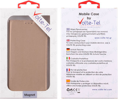 Volte-Tel Magnet Book Synthetisches Leder Gold (Huawei Mate 10 Pro) 8201578