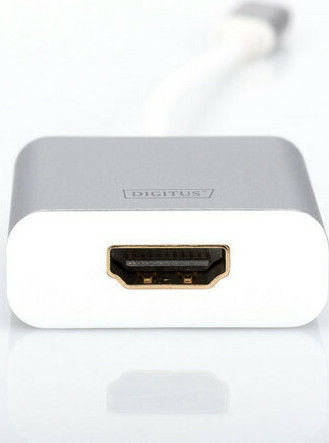 Digitus Converter USB-C male to HDMI female White 1pcs DA-70836