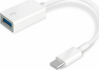 TP-LINK UC400 Конвертор USB-C мъжки към USB-A женски OTG СуперСкорост 3.0 Бял 1бр
