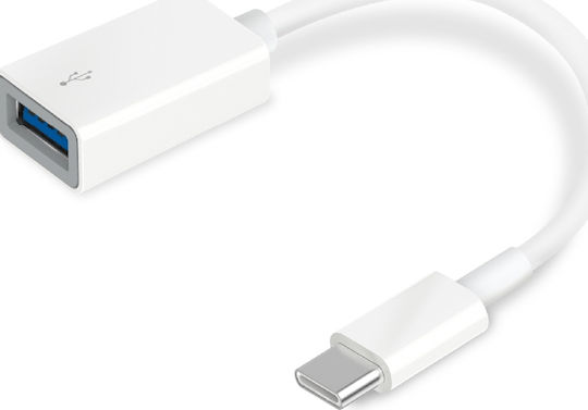 TP-LINK UC400 Конвертор USB-C мъжки към USB-A женски OTG СуперСкорост 3.0 Бял 1бр
