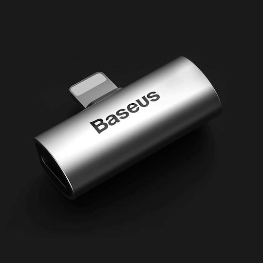 Baseus L46 Converter Lightning male to Lightning 2x female Gray 1pcs