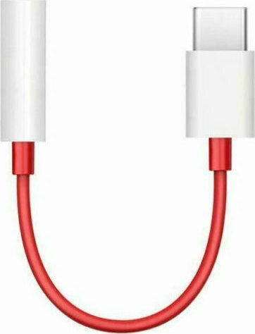 OnePlus TC01W USB-C Männlich Zu 3.5mm Weiblich Konverter Rot