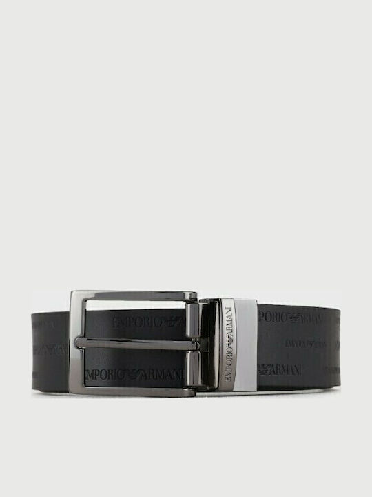 Herren Gürtel Leder Beidseitig Black / Brown