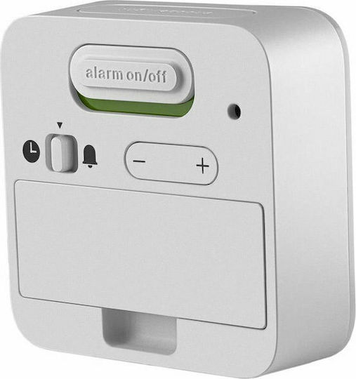 Braun BC 08 Επιτραπέζιο Ψηφιακό Ρολόι LCD με Ξυπνητήρι Λευκό 67016