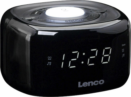 Lenco Масов Дигитален Часовник Пластмасов Черен CR-12BK