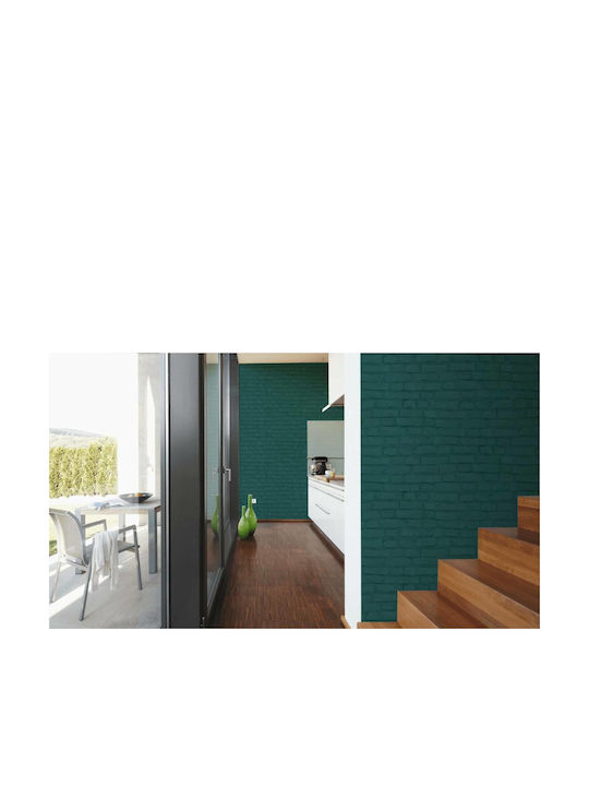 Tapete Ziegel Neue Bude Vinyl Dark Green L1000xB53cm Waschbar 374145