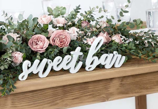 PartyDeco Wooden Table Decoration for Party