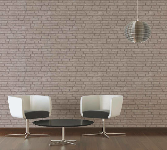 Wall Wallpaper Industrial Vinyl Beige 1005x53cm Washable