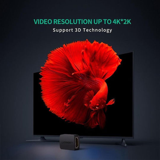 Ugreen Μετατροπέας HDMI female σε HDMI female 1τμχ 20107