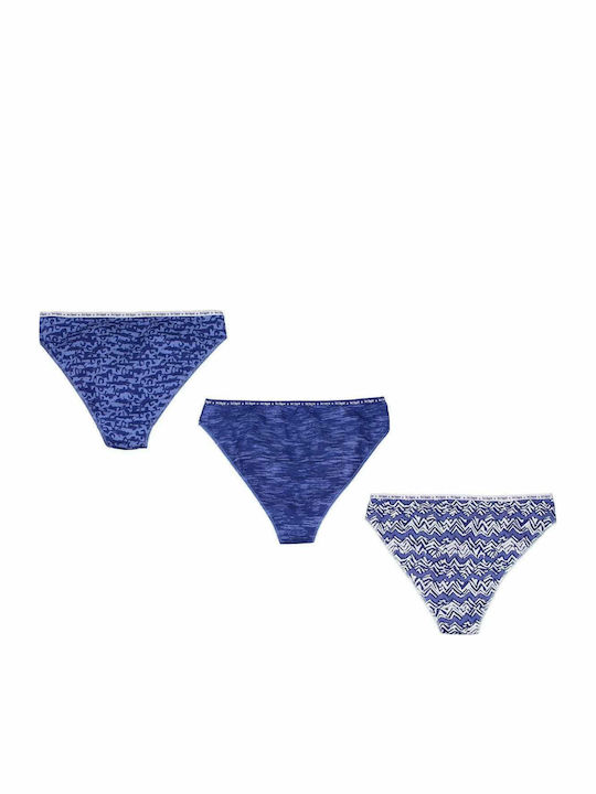 Petit Beguin Panties 3Pcs Lingerie Grafiti 6004964-GRAFITI Blue Girl