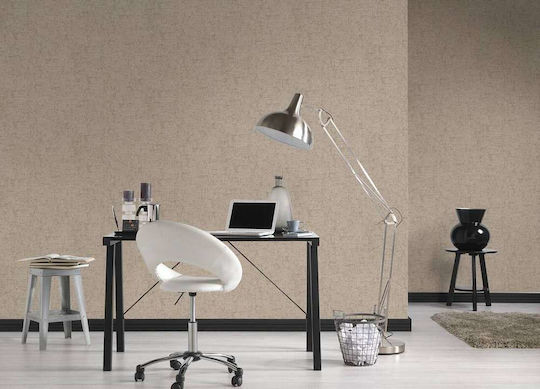 Wall Wallpaper Vinyl Beige 1005x53cm Washable