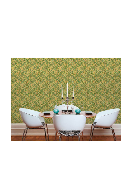 Wallpaper Versace Fabric Green L1000xW70cm Washable