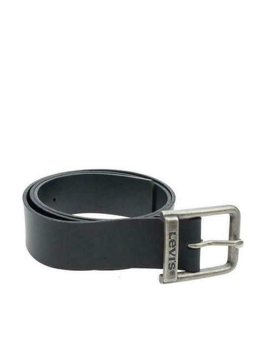 Alderpoint Herren Gürtel Leder Schwarz