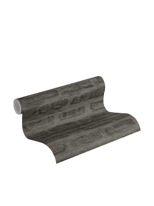 Tapete New Walls Vinyl Gray L1005xB53cm Waschbar 374223