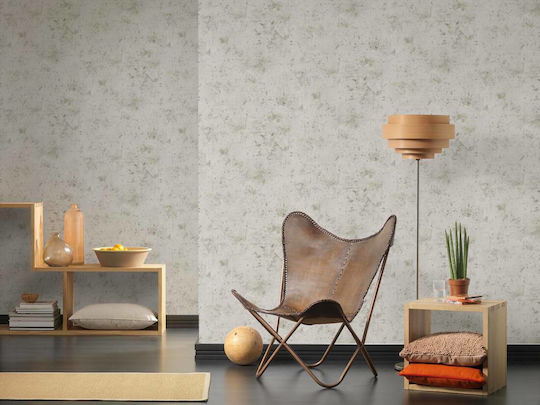 Wall Wallpaper New Walls Vinyl Gray 1000x53cm Washable