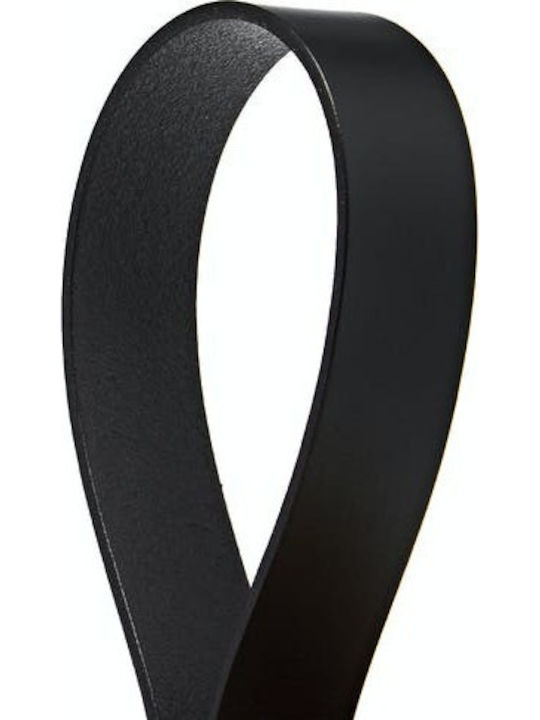 Badgeman Wide Men's Belt Leather Black