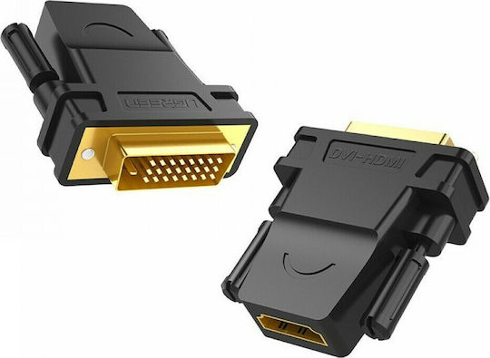 Ugreen Μετατροπέας DVI-D male σε HDMI female 1τμχ 20124