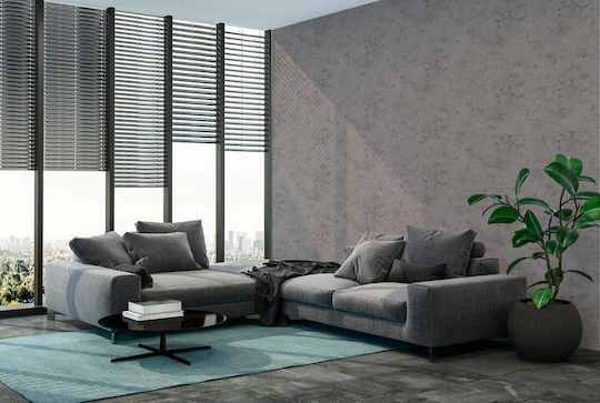 Ταπετσαρία Τοίχου New Walls Βινυλίου Γκρι 1000x53cm Πλενόμενη