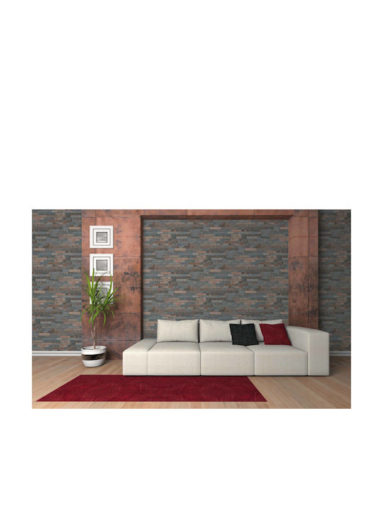 Tapet de Perete 1000x53cm Wood Stone Vinil Benzină Lavabil